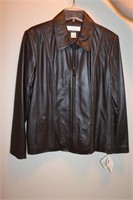 Ladies Leather Jacket Medium NEW with Tags