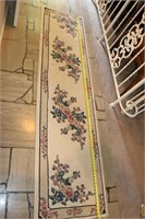 Heavy Wool Rug with Floral Pattern
