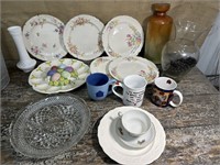 Box Vases, Plates, Eggs Dish, Mugs