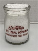 "Sta-Whip Sales Co" Vintage Advertising Bottle