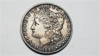 1897 Morgan Silver Dollar High Grade Toned