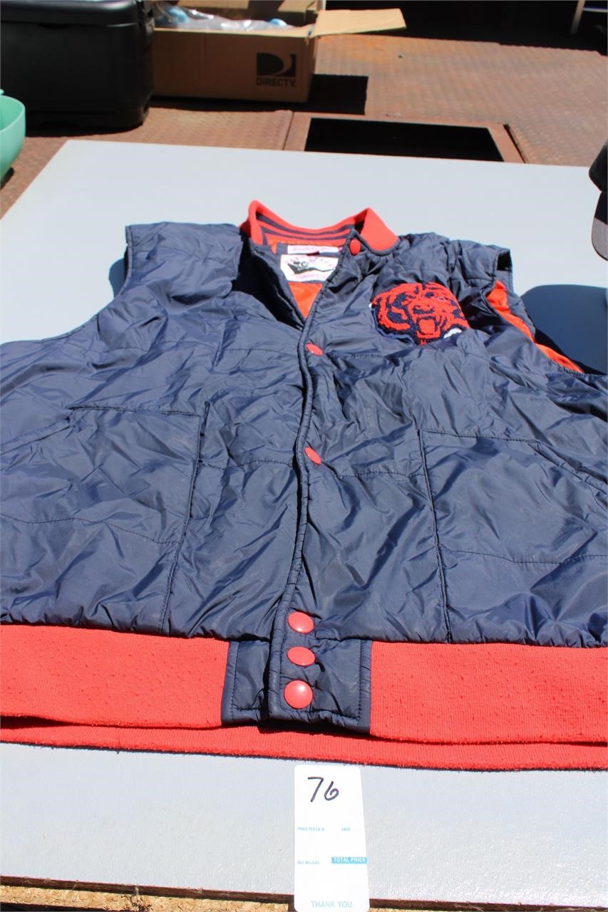 NFL Chacago Bears Throw Back Jacket & Hat