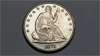 1875 Seated Liberty Half Dollar Uncirculated Rare