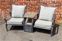 Outdoor Rocking Seats w/ table, and storage