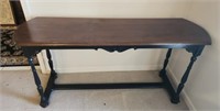 Long wooden hallway table or Sofa Table