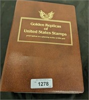 GOLDEN REPLICAS OF US STAMPS