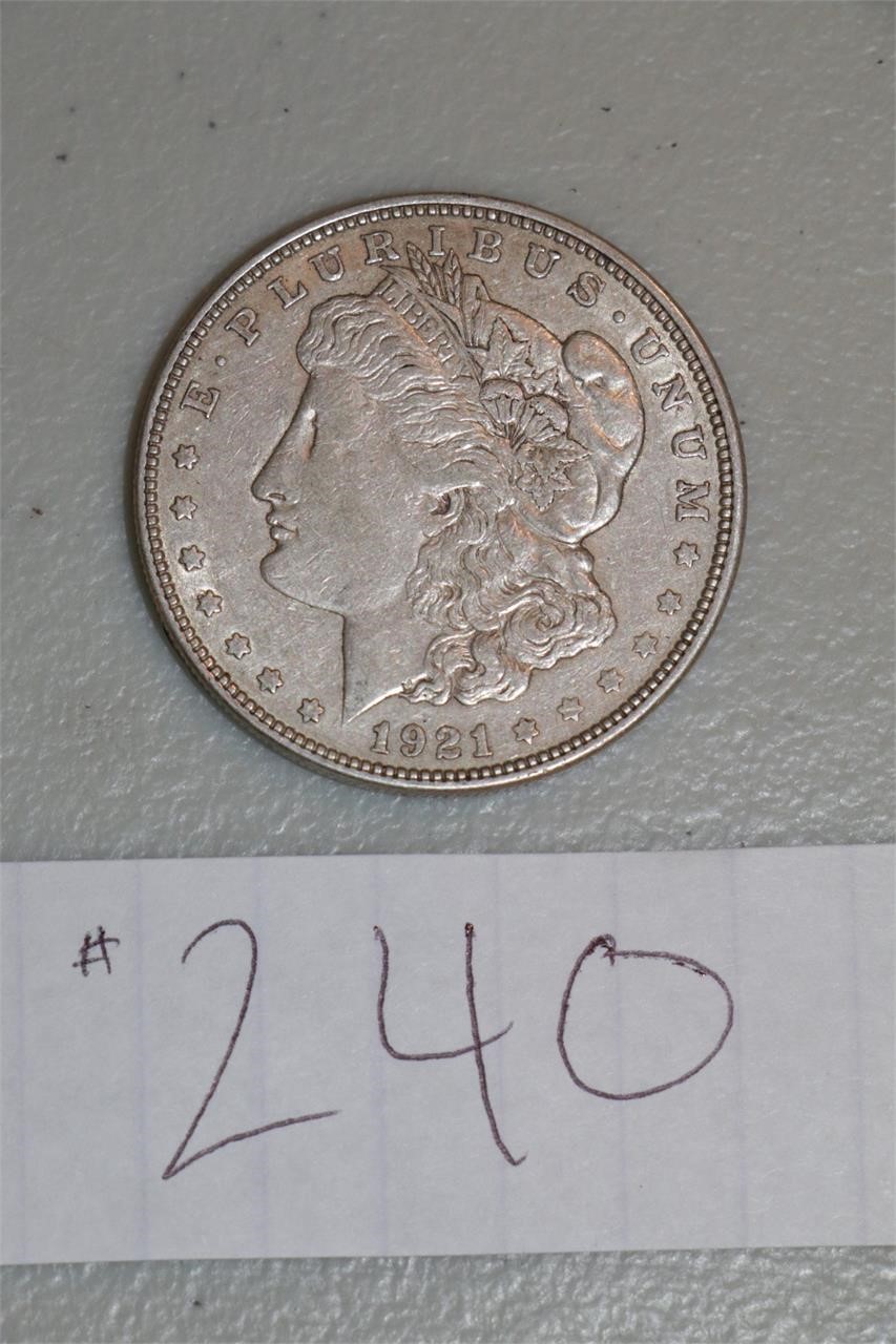 1921-D Morgan Silver Dollar