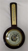 Western Germany barometer thermometer w/ mercury,