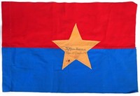 Vietnam Flag Signed Westmoreland & Roger Donlon