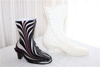 PAIR OF DECORATIVE BOOTS