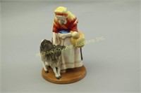 ROYAL WORCESTER FIGURINE - THE GOAT WOMAN