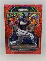 75/99 2022 Panini Prizm Juan Soto Red Disco Prizm