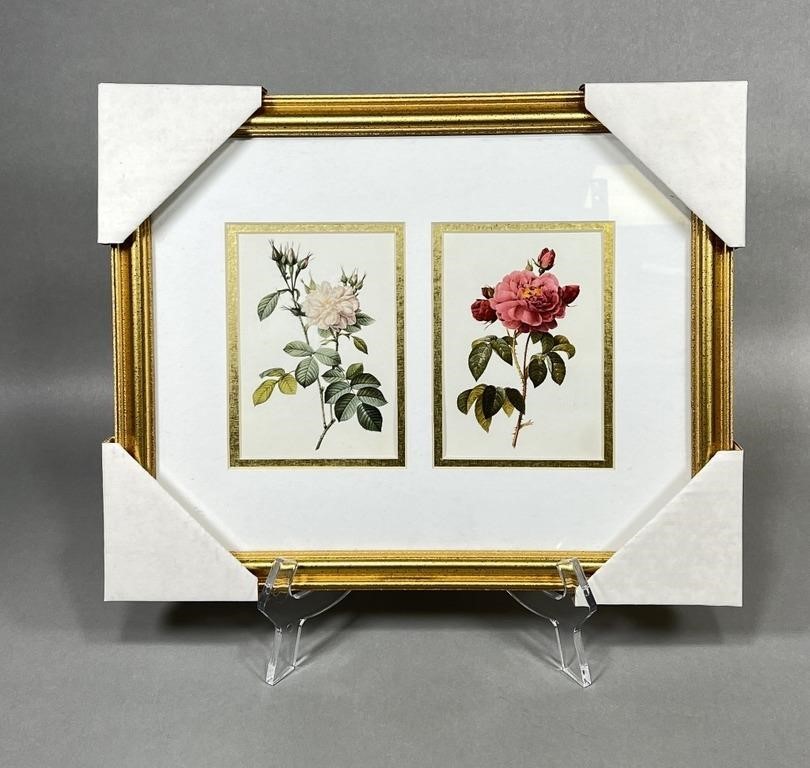 Framed Modern Flower Print