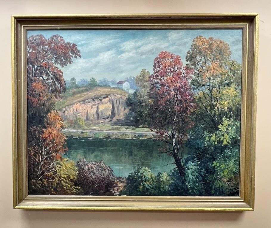 C. Ricciardi Landscape Painting O/C