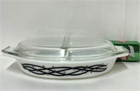 Vieux PYREX USA avec motif rare