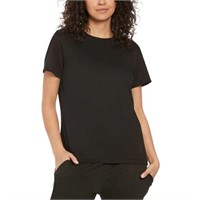 Bench Women's MD Crewneck T-shirt, Black Medium