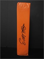 Elijah Moore signed endzone pylon JSA COA