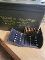 Ammo can 10 .38 special shells clip of shells