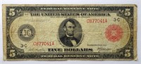 1914 $5 FEDERAL RESERVE NOTE