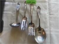 1847 Rogers Bros. XS Triple 4 Piece Serving