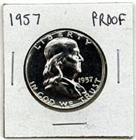 1957 Franklin Dollar Proof