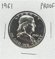 1961 Franklin Dollar Proof