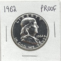 1962 Franklin Dollar Proof