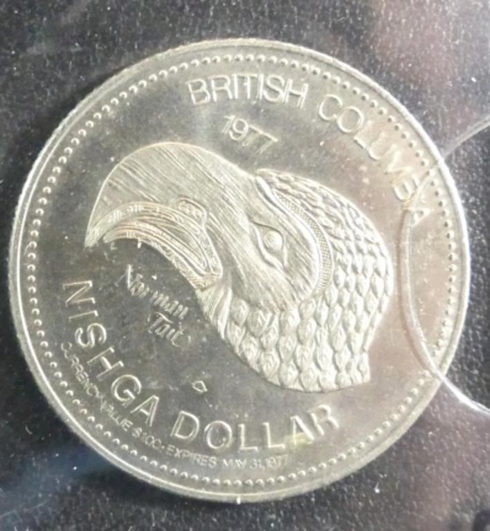 1977 British Columbia Trade Dollar