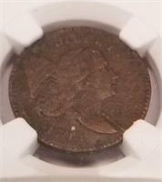1794 Normal Head Half Cent C-5a NGC VF-Details