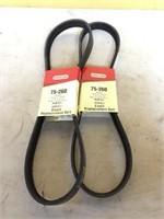 2 SCAG Replacement V-Belts - #75-260