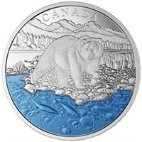 2017 $20 ICONIC CANADA - THE GRIZZLY BEAR FINE SIL