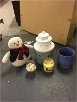 Snowman & Candle lot
