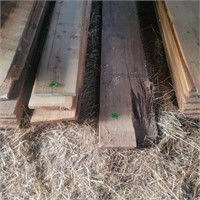 planed larch boards- 9 1/2-10ft long