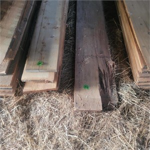 Rough cut larch boards- 1" x 10" x approx 9ft-10ft
