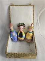 Vintage Box with Asian Figures