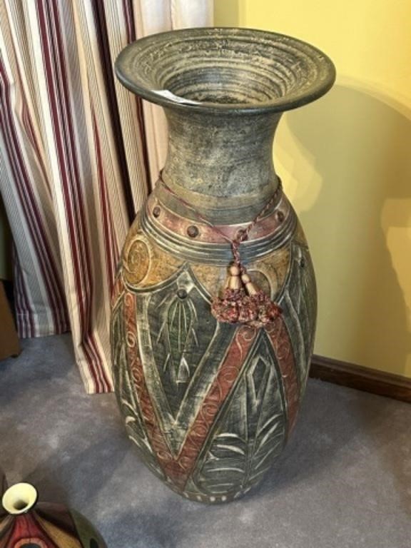 Large Decorator Floor Vase