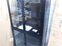 Curio/storage cabinet glass doors 59HX31.5WX12 D