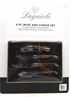 Laguiole 4 Pc Wine and Cheese Set