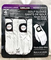 Signature Left Handed Golf Gloves Medium 4 Pack