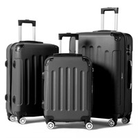 E6491  Zimtown Lightweight Spinner Luggage Set, Bl