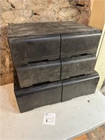 3 Vintage Music Storage Drawers