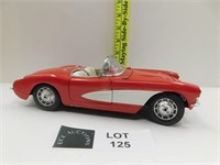 DIECAST BURAGO 1957 CHEVY CORVETTE 1:18 SCALE