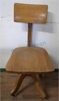 Vintage wood office chair