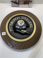 1970S PITTSBURGH STEELERS PLASTIC WALL PLAQUE