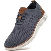 WF2249  HOBIBEAR Mens Knit Wingtip Oxfords.