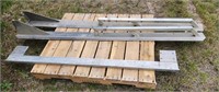 Truck rails 84"L x 4 1/2"W, bracket 69"L x 4"W