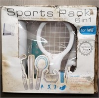 6 Piece Sports Pack For Wii.