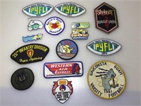 Assorted patches.