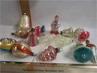 MERCURY GLASS & MORE ORNAMENTS