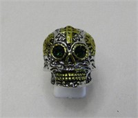 Skull Ring Sz 10